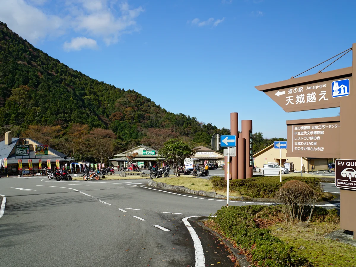 道の駅天城越えにある昭和の森会館の施設外観