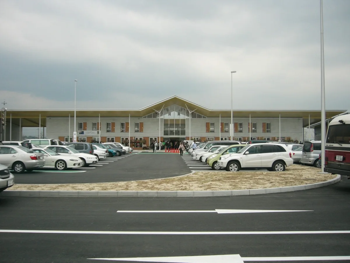 栃木県小山市の道の駅思川の外観