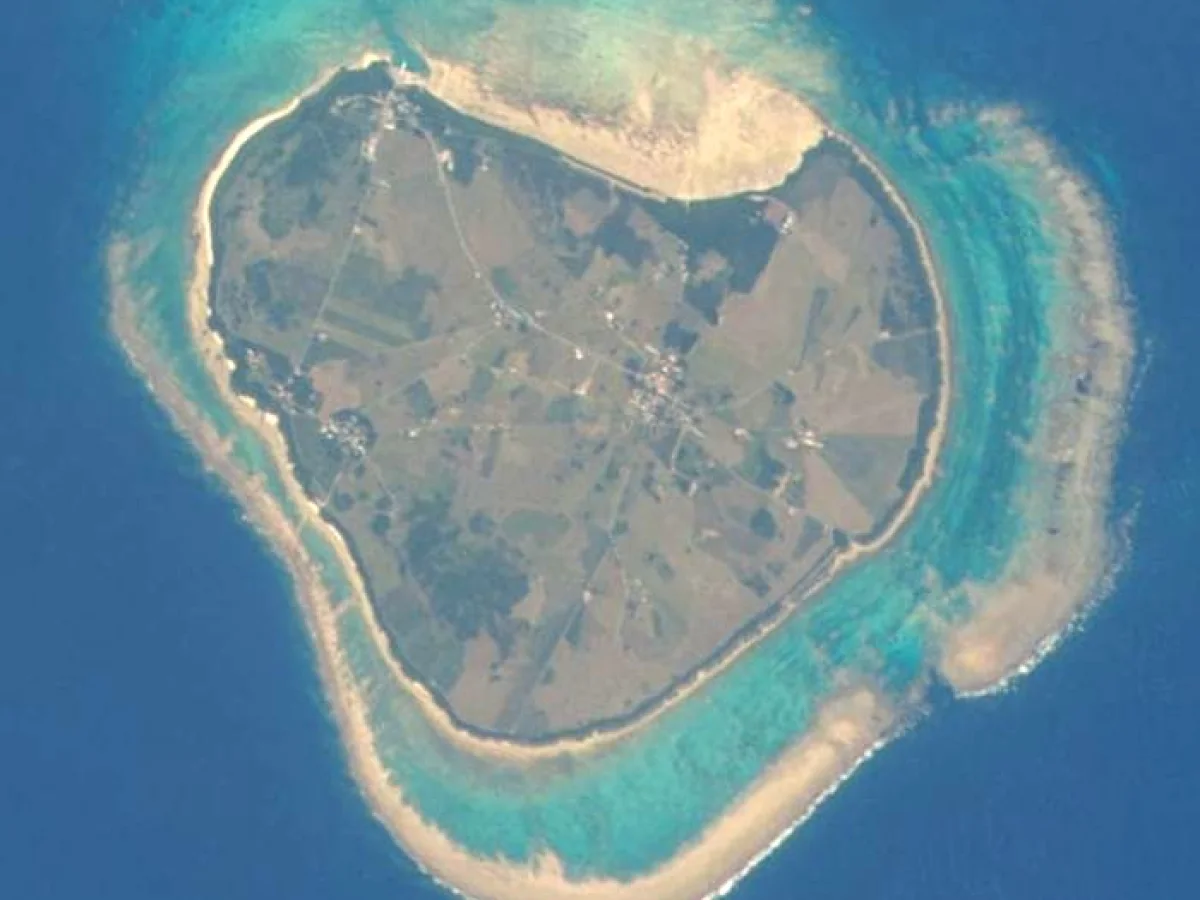 黒島の衛星写真