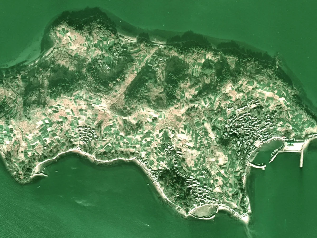 志々島の空中写真