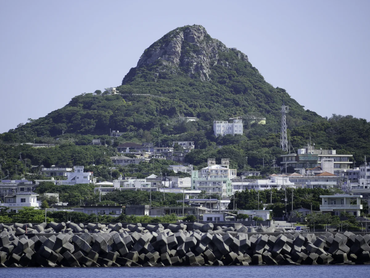 伊江島の城山（伊江島タッチュー）