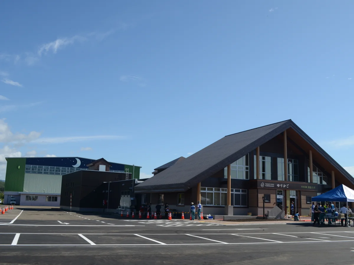 北海道月形町の道の駅275つきがたの外観